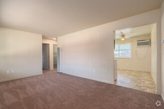 2BR, 1BA - 700SF - Living Room - Sunrise Apartments