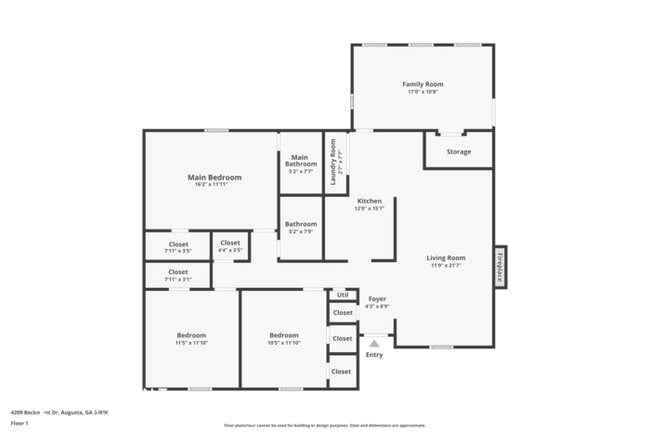 Building Photo - Spacious 3 Bedroom Home in Augusta