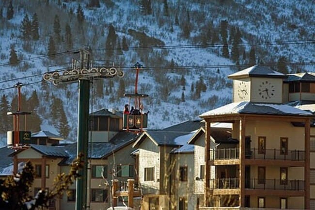 GONDOLA GOES RIGHT ABOVE YOU - 2653 Canyons Resort Dr