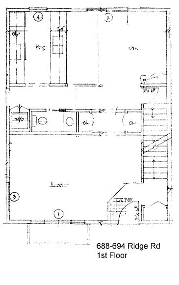 Plano de planta - Heritage Park Townhouses