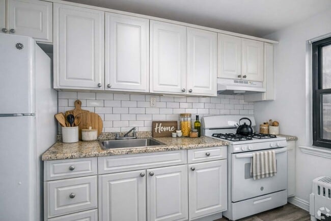 1BR, 1BA - Kitchen - Virtually Staged - Maybrook Garden Apartments