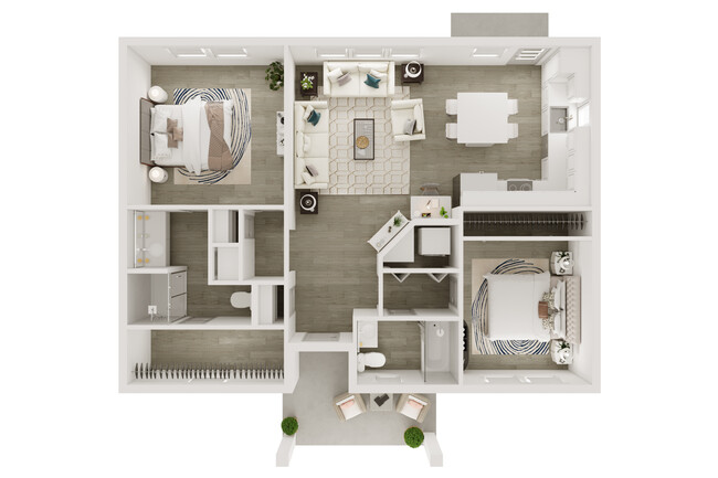 B2- 2x2 983 Sq. Ft. $2150-$2200 - Cottage Living