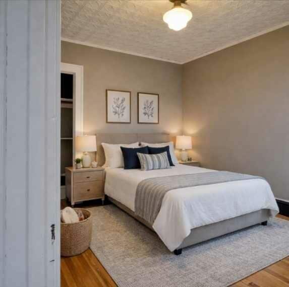 Bedroom 2 Staged - 415 E Saint Germain St