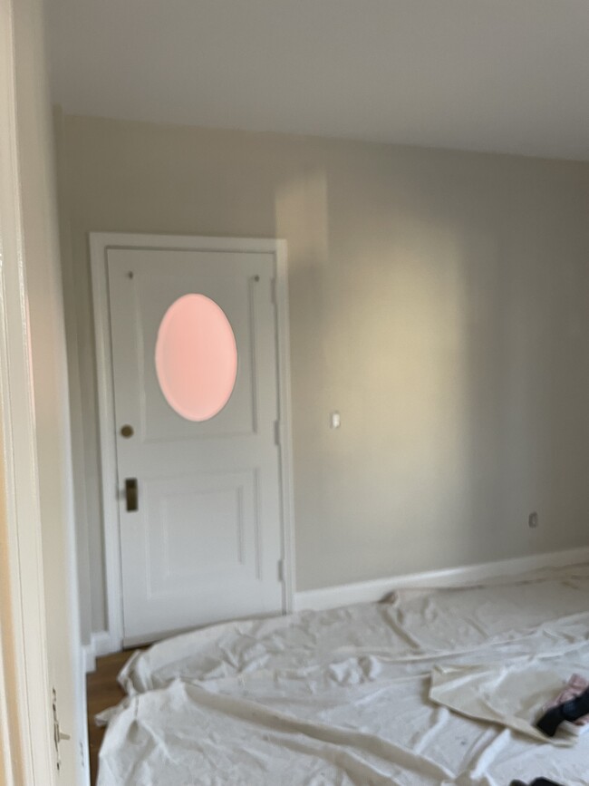 Bedroom 1 (includes functional but decorative antique door) - 131 Derby St