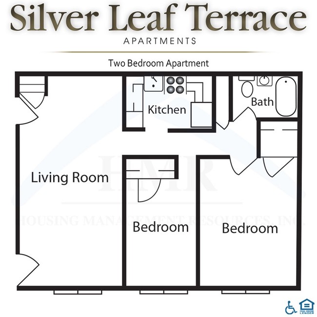 2BR/1BA - Silver Leaf Terrace