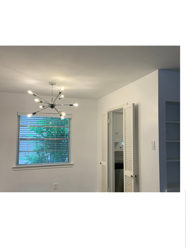 Sputnik fixture going in dining area - 4700 Abbott Ave