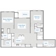 2 Bed, 2 Bath - 1151 SF