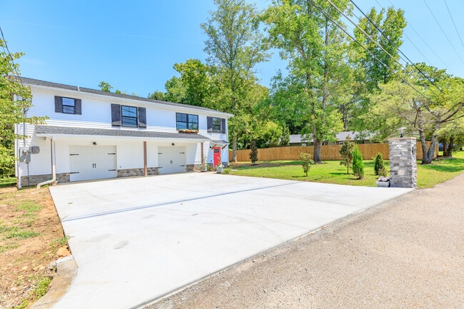 new driveway and landscaping - 9227 Amos Road
