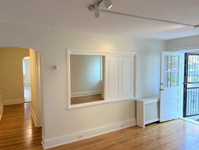 View of Sliding Panel to Bedroom - 508 Central Ave