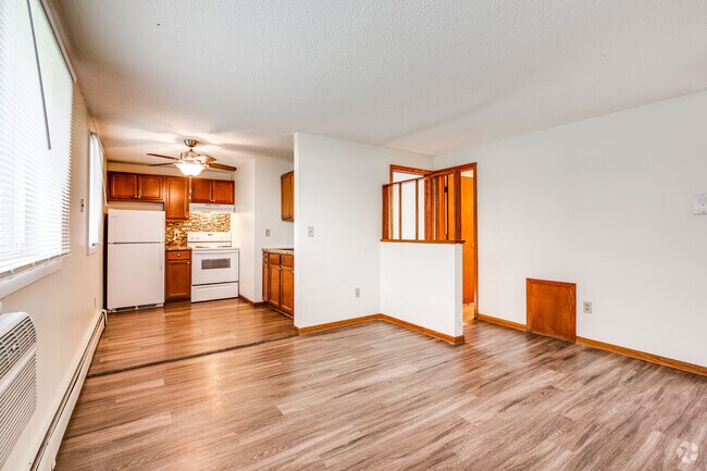 2300 Aldrich - 1HAB, 1BA - Sala de estar y cocina - 2300 Aldrich