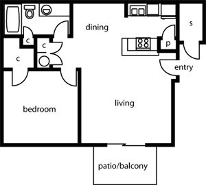Floor plan - 2408 S Goebbert Rd