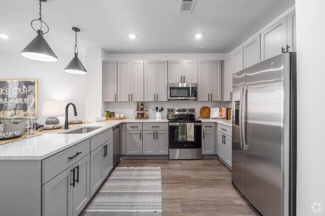 A2 - 1BR, 1BA - 777SF - Kitchen - Encore at Brentwood