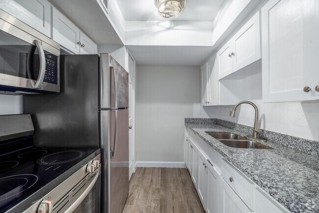 1 dormitorio, 1 baño - 650 pies cuadrados - Cocina - Rose Garden Apartments