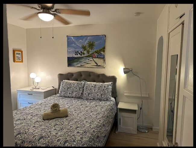 Bedroom connects to bathroom on the far right - 3990 Strandway