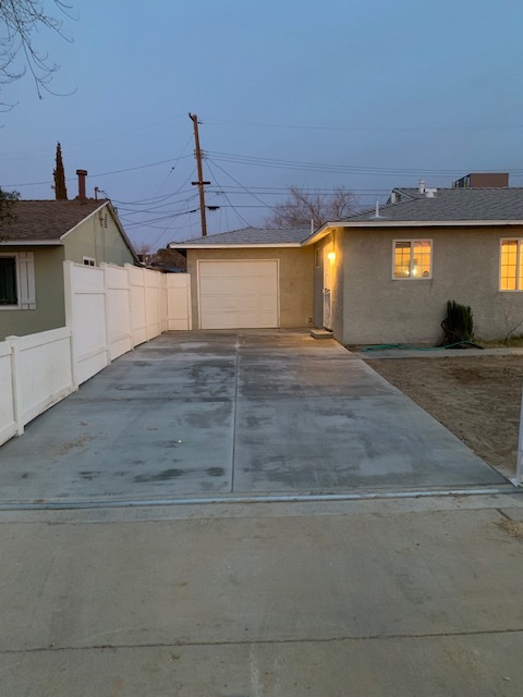 New Cement Driveway - 44426 12th St W