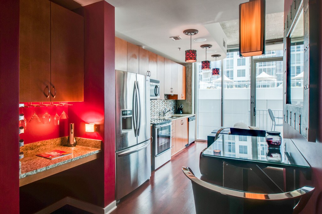 Kitchen area. - 301 Demonbreun St