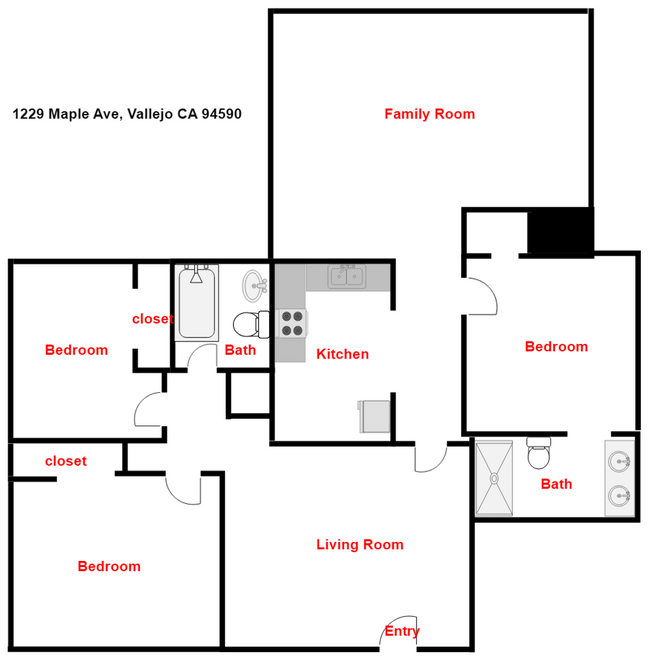 Foto del edificio - Well Maintained 3 Bedroom, 2 Bath Home