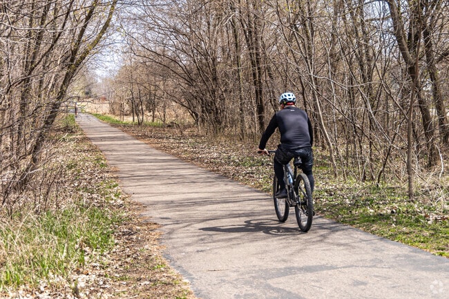 Shoreview has an elaborate trail system that allows residents to connect to parks and shopping.