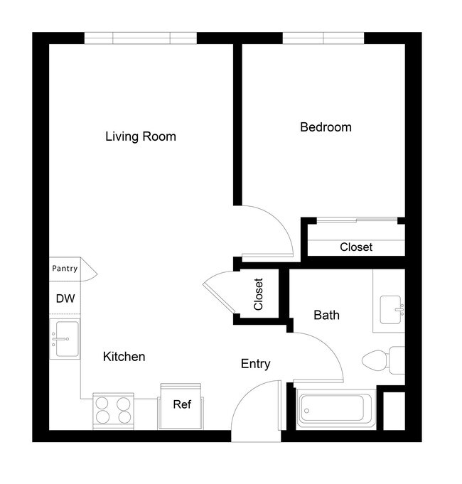 Plano de planta - The Millton