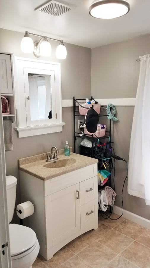 Completely redesigned and modern bathroom - 1409 Maryland Ave