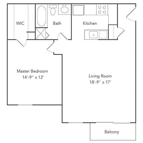 Cherry Tree Village – 1BR 1BA (A1 #101)