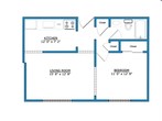 1 Bedroom, 1 Bath 500 sq. ft.