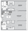 2 Bed 2 Bath-B4-P