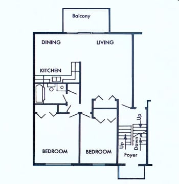 2BR/1BA - Gettysburg West Apartments