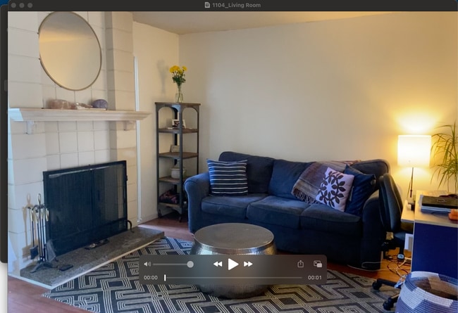 Living Room & Fireplace - 1104 Verdemar Dr