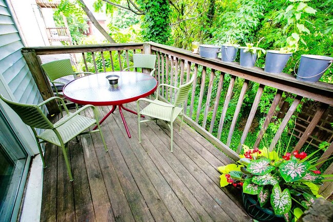 Rear Deck Overlooking Yard - 637 College St