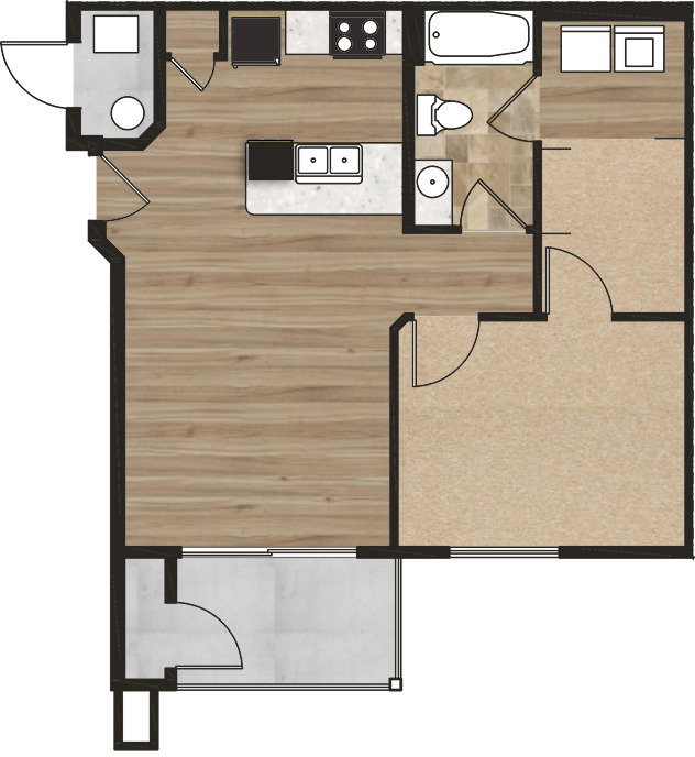 654 square feet - Seasons on Skyline