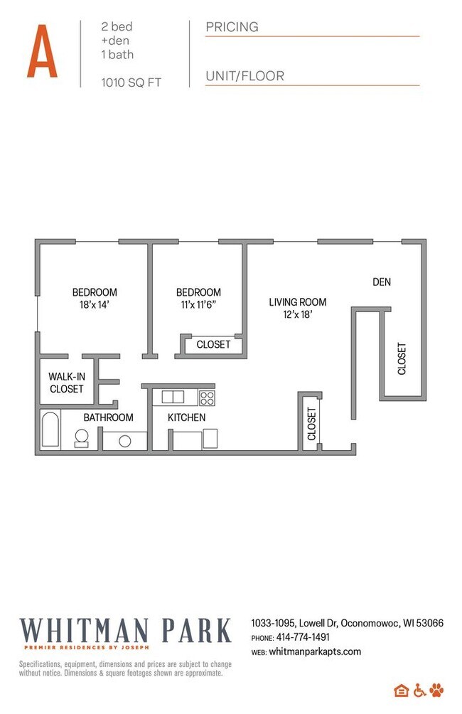 Foto del interior - Whitman Park Apartments