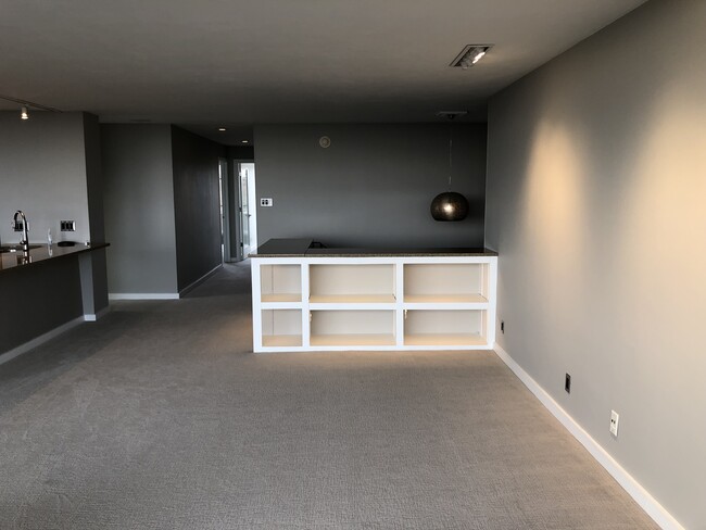 Bookcases in living area - 1000 Urlin Ave