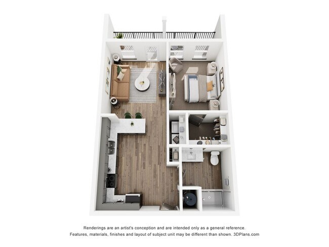 Foto del interior - Peninsula Pointe Flats