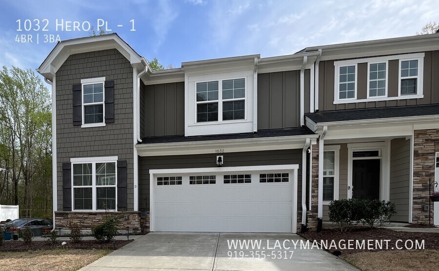 1032 Hero Pl, Cary, NC 27519 Townhome Rentals in Cary NC