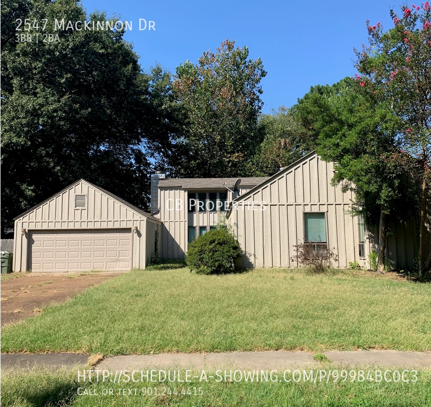 2547 MacKinnon Dr, Memphis, TN 38119 House Rental in Memphis, TN