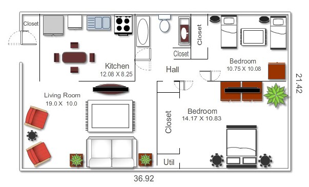 Lawn Village – Two Bedroom Garden