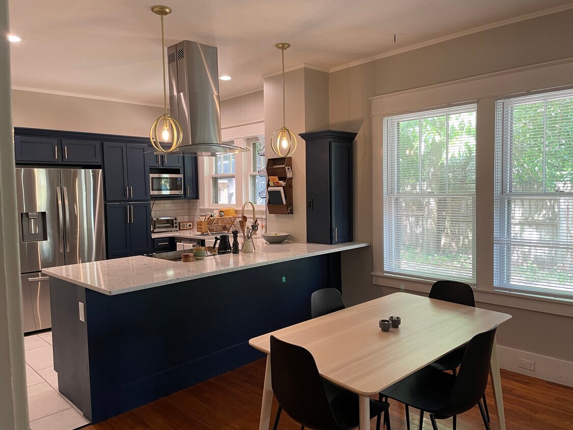 Renovated Kitchen with Bar - 704 Tremont Ave
