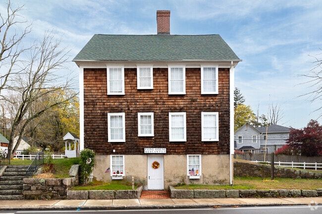 The Historic Paine Mercantile is a colonial landmark in downtown Coventry.