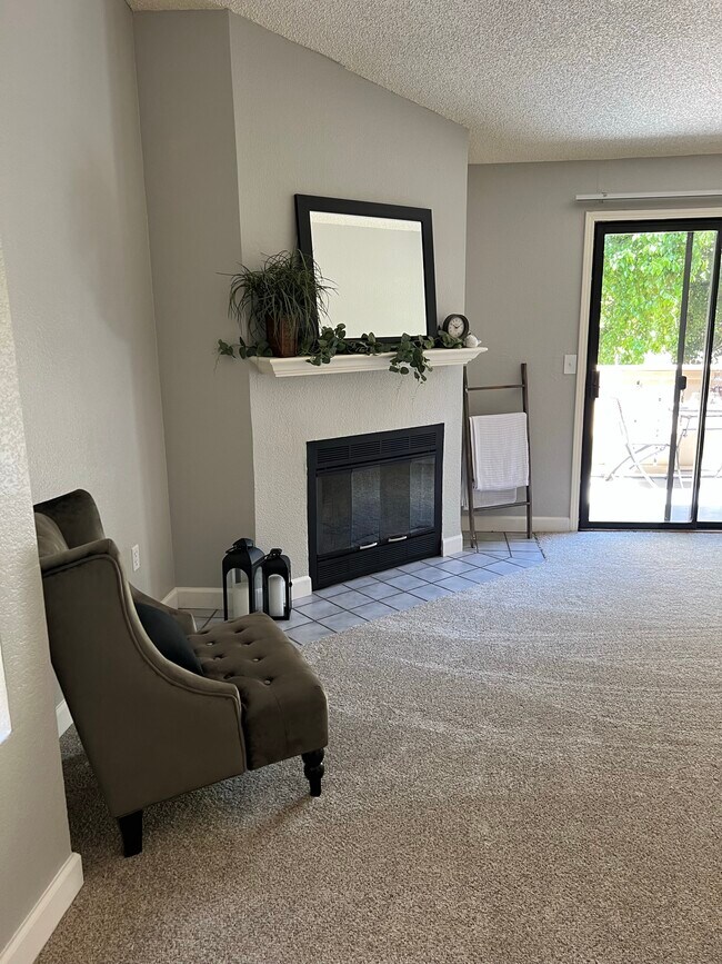 Wood Burning Fireplace - Arbor Pointe Apartments