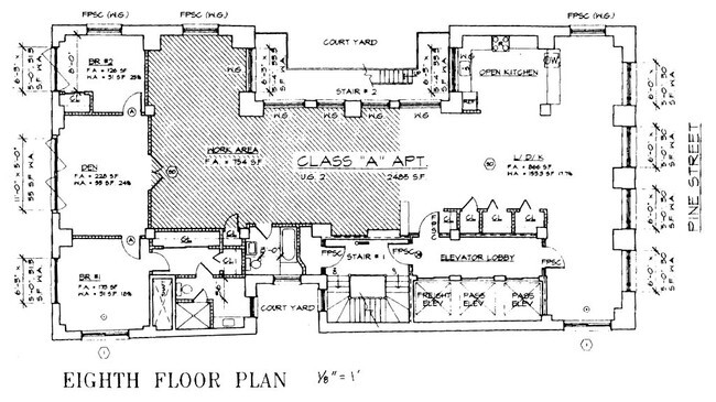 8th Floor, 3,000SF - 50 Pine St