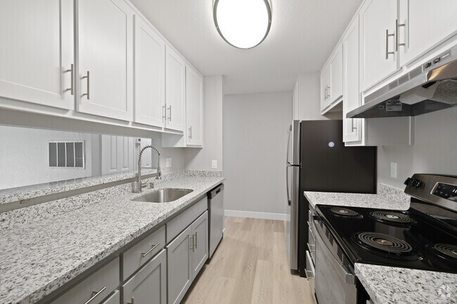 1 habitación, 1 baño - 676 pies cuadrados - Cocina - The Mews at Dixon Farm