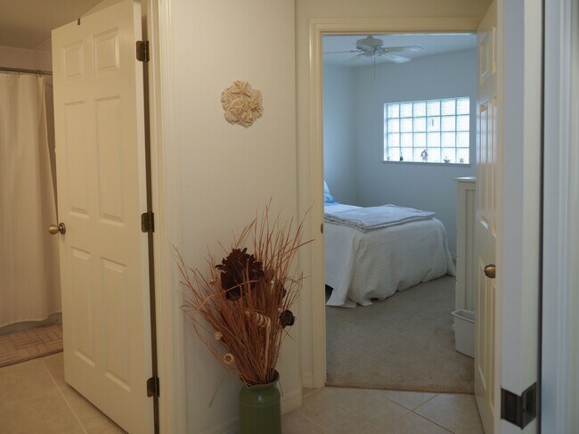 Hall to Guest Bedroom and Bath - 412 Sunset Lake Blvd