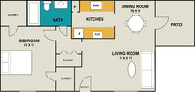 2 Bedroom 2 Bathroom