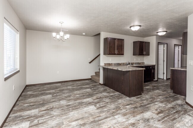3BR, 2.5BA - 1,330 SF - Beal Townhomes
