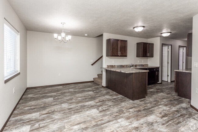 3BR, 2.5BA - 1,330 SF - Beal Townhomes