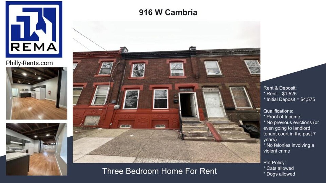 916 W Cambria Street - ??3 Bedroom / 1.5 ... - 916 W Cambria Street  - ??3 Bedroom / 1.5 ...
