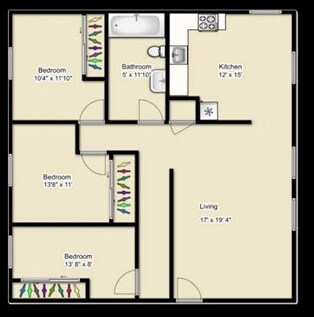 3HAB/1BA - Kingston Manor