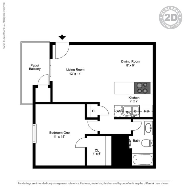 1HAB/1BA - Vista Del Rio-FREE Utilities