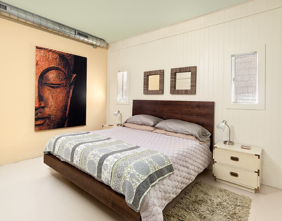 King Bed in Master Bedroom - 620 E Ashley Ave